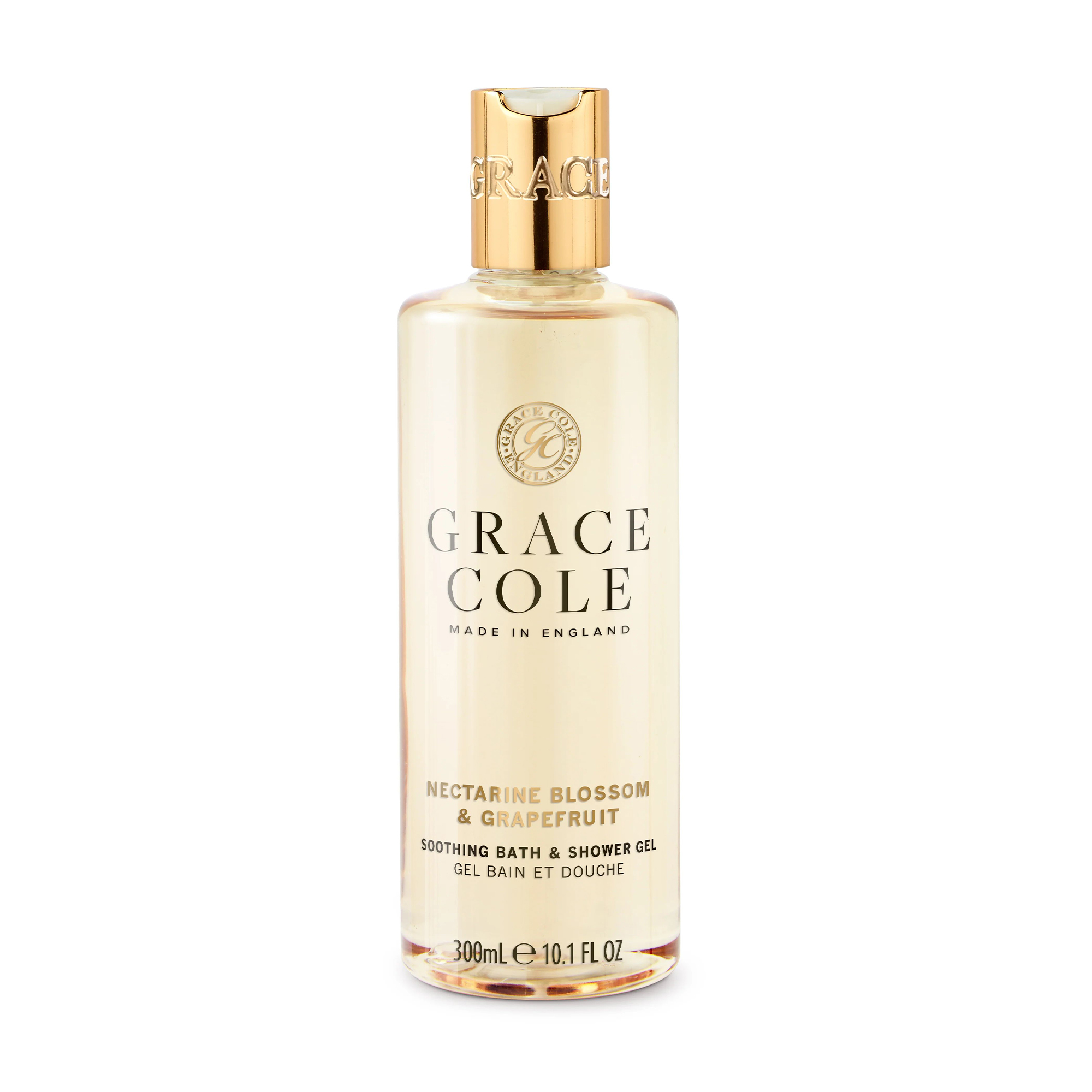 Гель для ванни та душу Grace Cole Soothing Bath &amp; Shower Gel Nectarine Blossom &amp; Grapefruit, 300 мл
