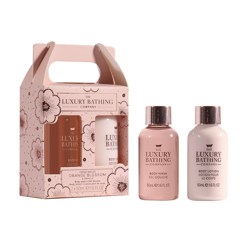 Набір Grace Cole The Luxury Bathing Orange Blossom &amp; Vanilla (гель для душу, 50 мл + лосьйон для тіла, 50 мл)